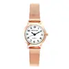 Relógio Feminino Clássico Retrô Estilo Coreano Simples Casual Moderno Pequeno Personalizado Relógio de Estudante Pulseira de Malha Quadrada