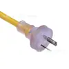 Cable de Extensión de Doble Enchufe Estándar Australiano Cable de Alimentación de Tres Enchufes Estándar Australiano con Cable de Extensión de Enchufe de Cola Estándar Australiano
