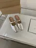 Primeiro Encontro com a Sra. Meias-pantufas Abertas Ji para Mulheres, Uso Externo de Verão, Sapatos Individuais Prateados Estilo Coreano, Estilo Fada Francesa, Sapatos Rasos de Festa