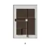 Pintura Decorativa Abstracta Estilo Wabi-sabi para Sala de Estar Estilo Nórdico Colores Morandi Arte de Pared Nicho Minimalismo Artístico Mural Abstracto