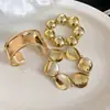 Pulsera Irregular Metálica Brillante, Pulsera de Tendencia de Moda Personalizada Transfronteriza Europea y Americana, Joyería de Lujo Ligero de Gama Alta