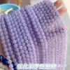Piedra Natural Cuentas Redondas Gama Alta Turmalina Calcedonia Ágata Cuentas Sueltas Cuentas para Hilo Pulsera Joyería DIY Accesorios Hilo de Mano Cuentas