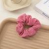 Anillo para el Cabello Plegado Seersucker Intestino Grueso Venta al por Mayor Puesto Callejero Lindo Diadema Color Caramelo Bolas Atadas Cuerda para el Cabello Accesorios para el Cabello Coreano