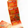 Cartões Personalizados de Loteria Instantânea Raspe e Ganhe com Prêmios Variáveis, Produção Especial de Equipamentos para Loteria com Revestimento Colorido Rasgável