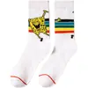 Meias Unissex de Quatro Estações do Anime Bob Esponja, Exportação do Fabricante Atacado Amazon Meias da Moda, Meias Masculinas da Moda Panda, Meias Transfronteiriças
