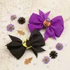 Nova Presilha de Cabelo Europeia e Americana para Bebê de Halloween, Presilha de Cabelo de Laço de Abóbora de Páscoa para Bebê, Acessórios de Cabelo para Crianças