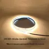 Fita de LED 220V Sem Driver 2835 Alto Brilho 120 LEDs com Revestimento de Borracha Cortável a Cada 10cm com Adesivo Atrás Fita de LED Flexível à Prova d'Água