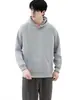 Outono e Inverno Novo Preto Look Emagrecedor Moletom Solto Textura Clássica Top Esportivo Pulôver com Capuz Feminino Mesmo Estilo para Homens e Mulheres