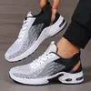 Zapatos de hombre, modelo otoño 2026, zapatos de punto fly de alta elasticidad del fabricante, zapatos deportivos de hombre con amortiguación de aire y suela blanda, venta al por mayor transfronteriza