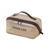 Bolsa de Almofada de Malha de Alta Qualidade e Grande Capacidade para Armazenamento de Produtos de Higiene Pessoal, Impermeável, para Levar na Mão, Simples e de Aparência Sofisticada
