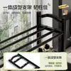 Zapatero para la entrada de la casa, zapatero estrecho de múltiples niveles para el recibidor, adecuado para apartamentos de alquiler y dormitorios, zapatero pequeño y simple