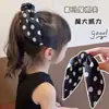 Presilha de Cabelo Infantil Coreana Simples de Bolinhas 2026 Novo Modelo para Meninas, Presilha de Cabelo de Laço de Rabo de Cavalo de Alta Qualidade, Acessório de Cabelo para Meninas