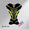 Aplicable a Yamaha YZF R15 R25 R3 MT25 MT03 calcomanías protectoras para tanque de combustible de motocicleta, calcomanías de espina de pez