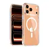Capa Protetora Magnética Anti-Queda Aplicável Transfronteiriça para Apple iPhone 17 Pro Max Capa de Telefone Transparente