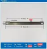 Accesorios para Máquinas Empacadoras Verticales: Cortador de Sellado Horizontal, Cortador Recto de Acero de Muelle Doble Oblicuo, Cortador de Hoja Dentada Ondulada