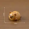 Cerdo lindo, gato regordete, figuras de animales redondos, adorables miniaturas, decoraciones DIY para casa de muñecas, accesorios y adornos para paisajes en miniatura