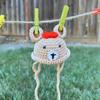 Gorro de punto con forma de gato para mascotas, tejido a mano, estilo transfronterizo de Amazon, accesorios para fotos