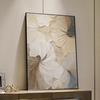 Pintura al Óleo de Alta Gama Estilo Crema Sala de Estar Abstracto Restaurante Pintura Colgante Fondo de Sofá Pintura Decorativa Mural de Entrada Villa Dafen