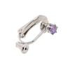 Aretes de Zirconia Alta Calidad Clip para Oreja Accesorios de Joyería para Oreja Sin Aguja Aretes de Presión para Cortar la Oreja Convertidor de Aretes
