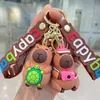 Chaveiro Pingente Capivara Adorável Pingente de Bolsa Boneca Porquinho da Índia Vermelho da Internet Chaveiro de Boneca de Pegar Venda por Atacado