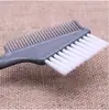 Herramientas para crema de tinte de cabello Aceite Profesional para Tratamiento Capilar peine para teñir el cabello aceite para tratamiento capilar dos lados caliente tinte cepillo para cabello blanco película inversa cepillo para cuidado