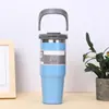Copo de Gelo de Aço Inoxidável de Grande Capacidade Copo Térmico com Gravação Portátil para Carro Copo com Canudo Copo Frio Impressão Personalizada