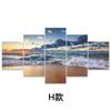 Pintura Suspensa Personalizada de Luxo Pintada por Spray para Sala de Estar, Hotel, Apartamento, Quarto, Mesa de Cabeceira, Decoração de Pôr do Sol na Beira-Mar