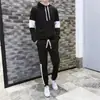 Conjunto de Suéter para Adolescentes Hombres Otoño Estudiante Dos Piezas Coreano Casual Chaqueta Deportiva Guapo Moderno Hombres