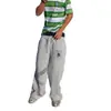 Verano Y2K Nuevo Estilo Callejero Bordado Transfronterizo Europeo y Americano Pantalones Deportivos Plegables para Pareja INS Color Sólido Cintura con Cordón Pantalones Versátiles de Moda