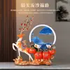 Decoração de Mesa com Pintura de Areia Movediça de Veado 2025 para Sala de Estar, Hall de Entrada, Rack de TV, Barzinho, Presente de Inauguração, Ornamento Criativo para Móveis