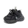Sapatos Infantis de Algodão, Sapatos Forrados com Fleece para Meninas, Modelo de Inverno 2025, Tênis Esportivos Brancos para Meninos, Sapatos de Pai com Solado Macio