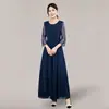 Vestido de Noite Amazon para Mulheres Chiffon Ebay Elegante Emagrecedor Longo para Uso Diário de Armazém no Exterior