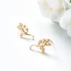 Pendientes de Aleación de Venta Caliente Transfronteriza Xuping Jewelry, Lujo Ligero, Gama Alta, Moda de Nicho, Pendientes Elegantes y de Temperamento Único al por Mayor para Mujeres