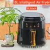 Fritadeira de ar 6L forno multifuncional inteligente com tela sensível ao toque fritadeira de ar de grande capacidade fritadeira elétrica máquina de batatas fritas
