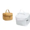 Brindes Corporativos Sacola de Armazenamento para Viagem em Papel Dupont Bolsa para Cosméticos em Papel Kraft Bolsa para Artigos de Higiene Pessoal em Papel Dupont Fábrica de Personalização