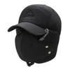 Chapéu Lei Feng de pico de montanha para meia-idade e idosos, masculino, inverno, exterior, para ciclismo, à prova de vento, máscara quente, boné de beisebol casual versátil