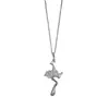 Colar Vintage Novo de Cogumelo Mágico Feminino Design de Nicho Sentido de Design Pingente de Cogumelo Estilo Frio Único Corrente para Clavícula