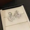 Ear Cuff Minimalista Estilo Coreano con Zirconia, Moño y Perla para Mujer, Pendientes sin Perforación, Joyería para Oreja de Lujo Ligero y Alta Gama para Mujer