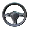 Fabricantes de capas de volante costuradas à mão fornecem capa de volante de manopla costurada à mão para carro modificação transfronteiriça de uma geração de A- 01