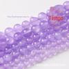 Elenco Ming comércio lavanda Jade persa contas soltas roxo transparente bege jade pulseira colar acessórios de jóias atacado