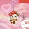 Chaveiro Pingente de Mochila de Casal com Tema de Carro Transfronteiriço, Pingente de Chaveiro Animal em Desenho Animado de Acrílico para Colegas
