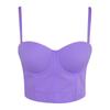 Lu Qiuguo Vest Sling Feminino Dopamina Vestindo Sling Sem Alças Sling Vest Integrado Lindo Corset Back DB081