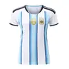 Copa do Mundo EUA-México Camiseta Manga Curta Versão Meninas México Personalizada Portugal Argentina Uniforme de Futebol Top