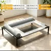 Cama de viagem para animais de estimação respirável e fresca para todas as estações de verão, à prova de umidade, destacável e lavável, elevada do chão, para cães e gatos de pequeno e médio porte