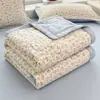 Colcha de Verano de Algodón de Xinjiang Jie Liya con Bordes Ensanchados, Algodón Lavado, Estampado de Dibujos Animados, Colcha de Aire Acondicionado, Disponible para Compra y Venta al por Mayor