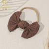 Europa e Estados Unidos cross-border novo bebê outono e inverno arco infantil headband cocar nylon jacquard elástico bebê faixa de cabelo