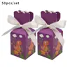 Caja de Jarrón Transfronteriza, Caja de Regalo para Cumpleaños Infantil, Caja de Empaque de Dulces con Diseño de Dinosaurio de Dibujos Animados, Caja de Papel Sencilla para Joyería