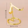Coração de Cristal Natural Suporte de Metal Fatia de Ágata Base de Cristal Bandeja Inferior Rack de Armazenamento Suporte para Bola Base de Ferro Forjado Atacado