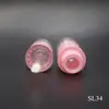 Tubo redondo de color rosa degradado para brillo de labios 3.5 ml, tubo vacío de plástico para brillo de labios, material de embalaje, pedir al fabricante