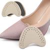 Adhesivos de cuero para la parte delantera de la palma, zapatos de tacón alto, absorción suave de impactos, absorción de sudor, adhesivos antideslizantes, almohadilla suave resistente al desgaste, invisible, antideslizante para la parte delantera de la palma